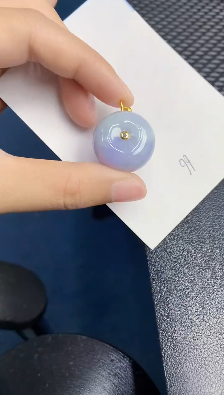 【闪购商品】翡翠颈饰18K金镶嵌000000000