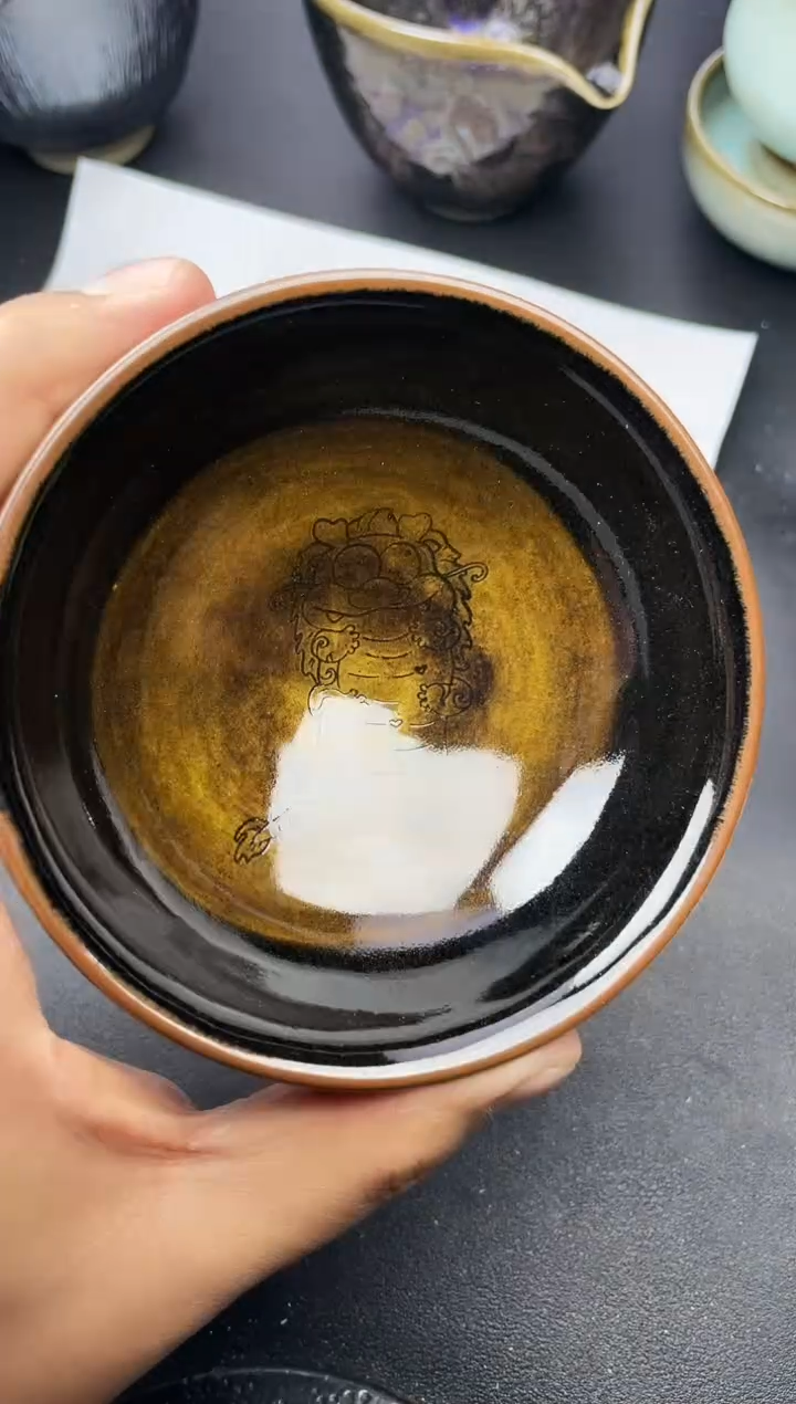 【闪购商品】茶盏256叶紫建盏叶紫