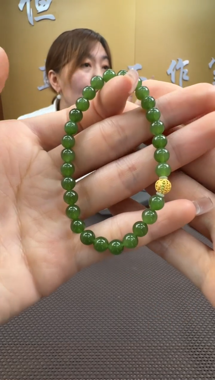 【闪购商品】和田玉手串未镶嵌5-6多样性，发一