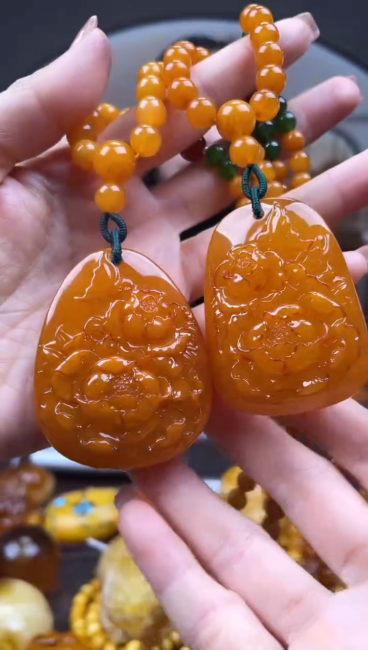 【闪购商品】琥珀裸石未镶嵌首饰 假1赔4（多样性发货1件