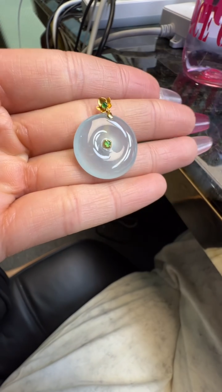 颈饰未镶嵌翡翠翡翠吊坠