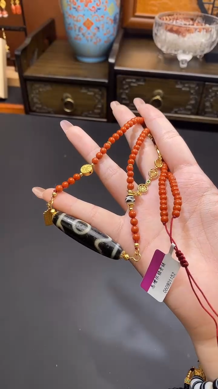 【闪购商品】玛瑙/玉髓颈饰未镶嵌息增怀锁骨链