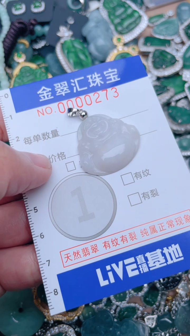 【闪购商品】翡翠颈饰未镶嵌273.......