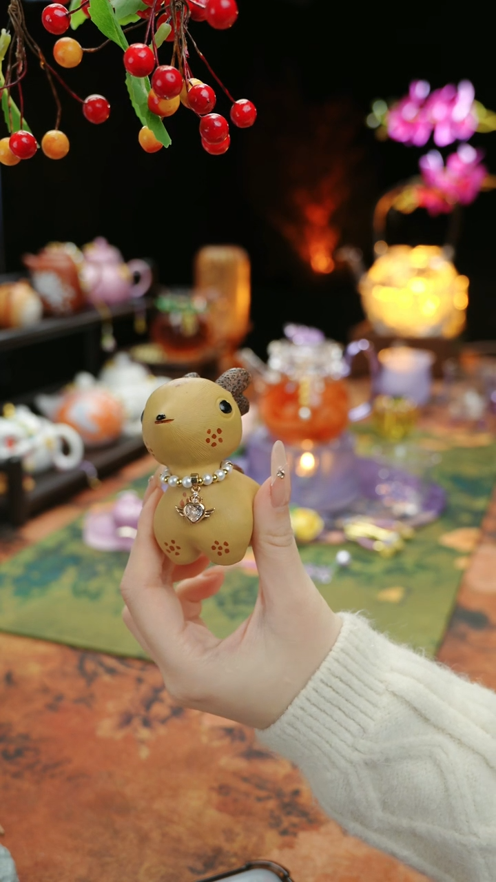 【闪购商品】一鹿有你紫砂茶宠摆件+滴流