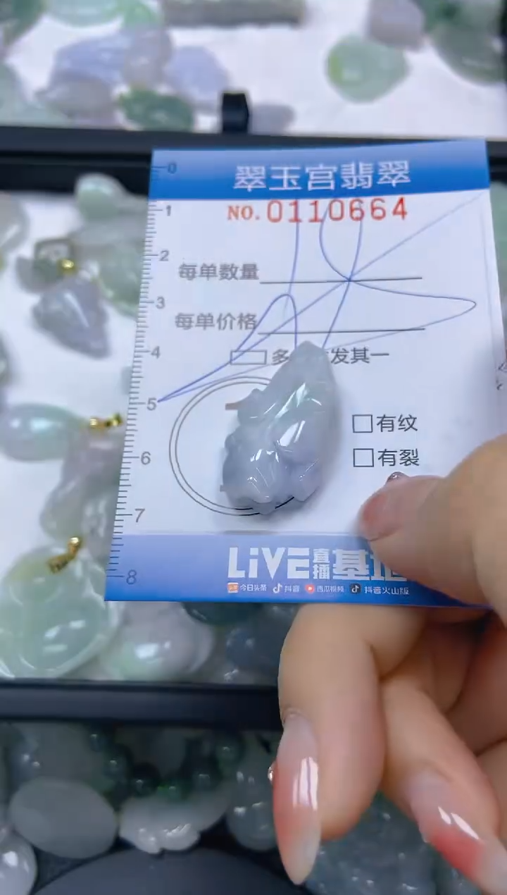 翡翠未镶嵌颈饰闪购0110664