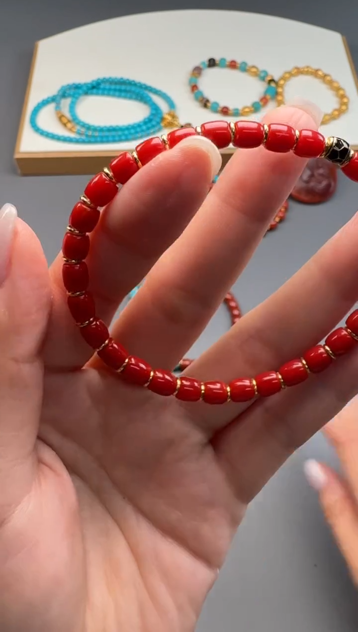 南红玛瑙手串手串未镶嵌炸**~手串手串