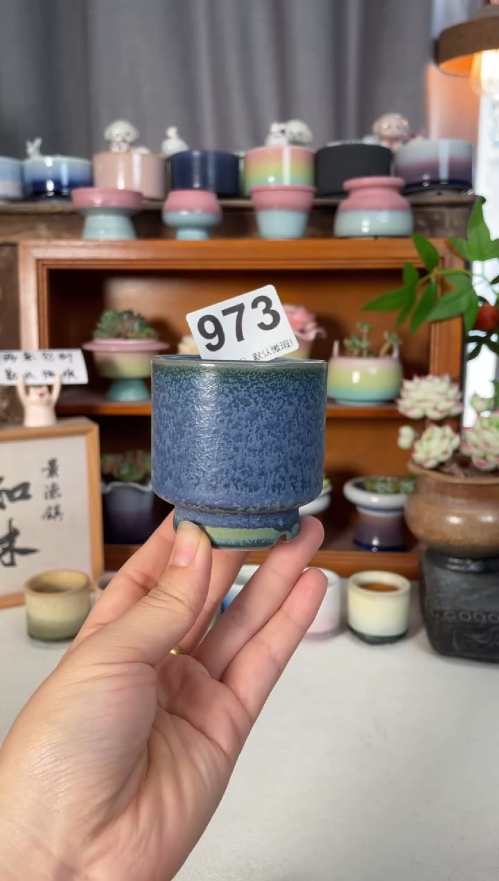 瓷片973知木小芳花盆