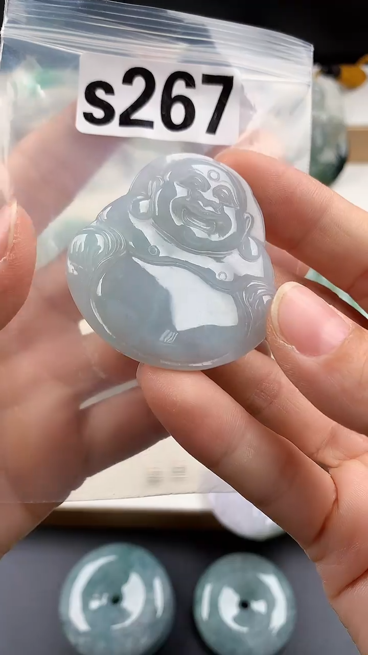 颈饰未镶嵌翡翠天然翡翠吊坠挂件