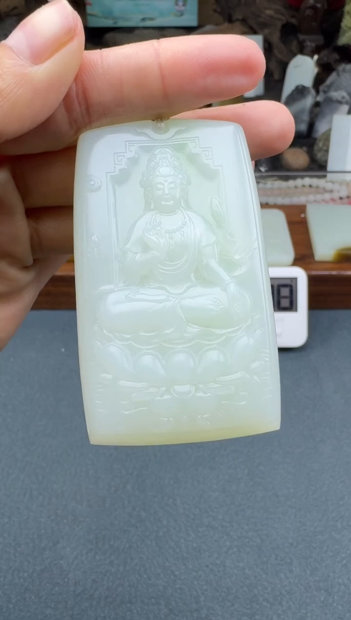 【闪购商品】和田玉颈饰未镶嵌开心