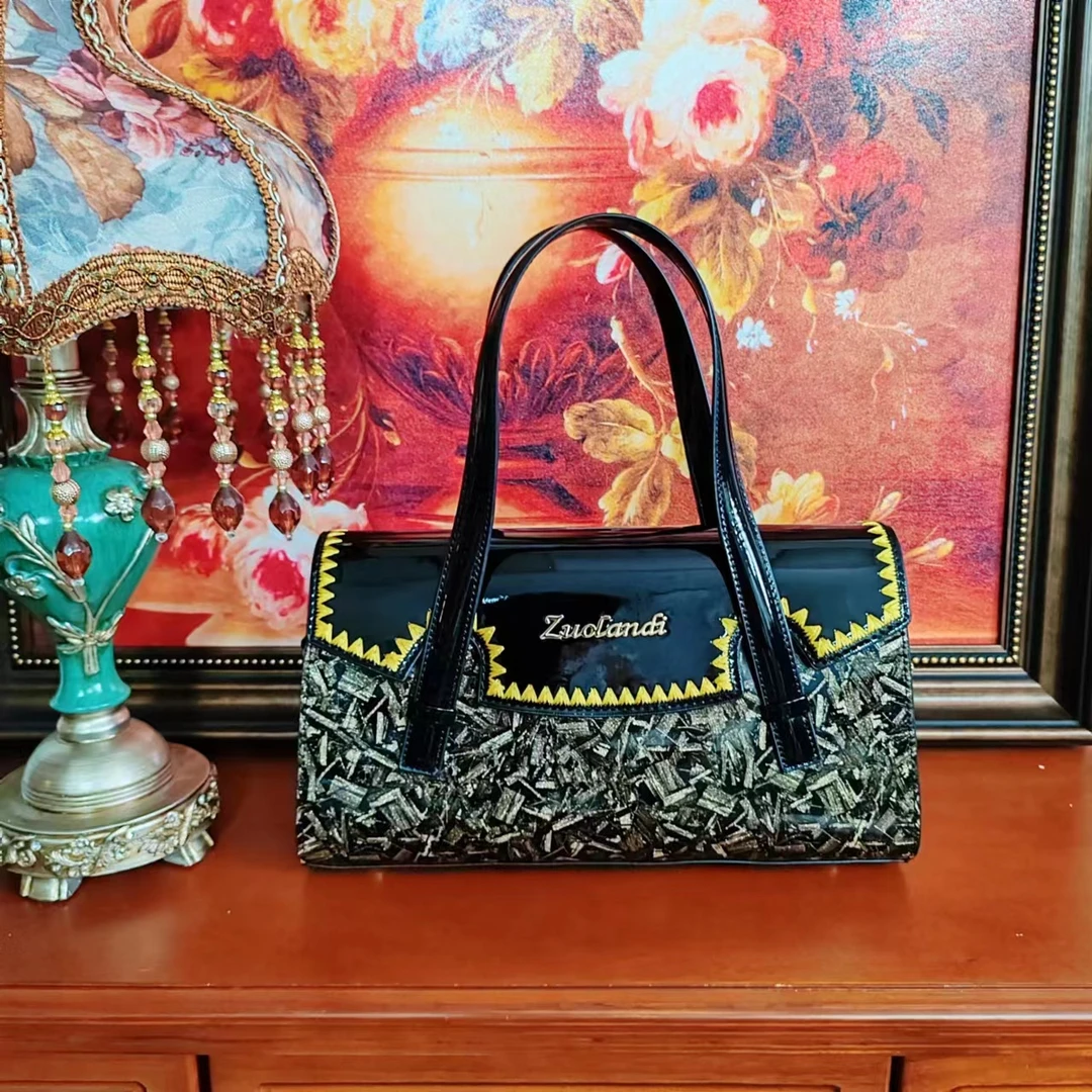 【长34宽13高20】大容量鳄鱼纹女包轻奢时尚经典手提包