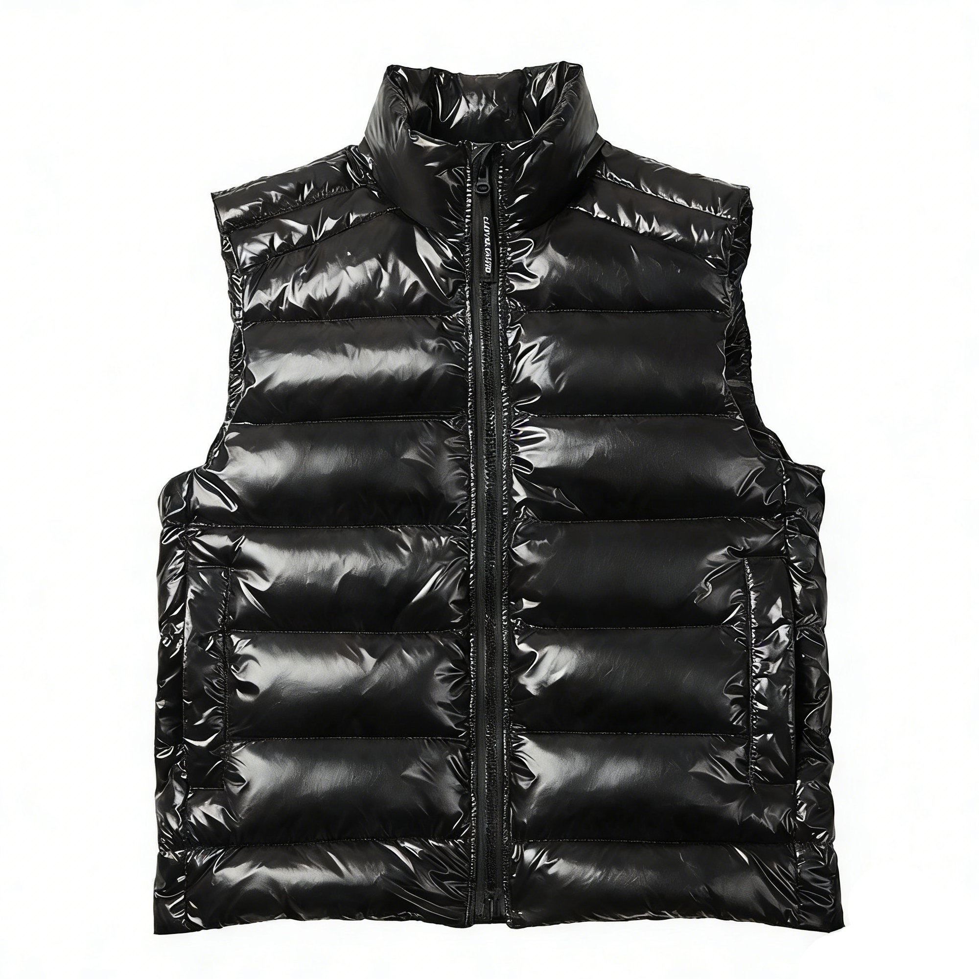 cahobc goose羽绒马甲男冬季亮面自主品牌黑色女外穿外套保暖男