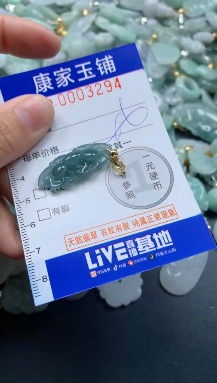 颈饰未镶嵌翡翠3294