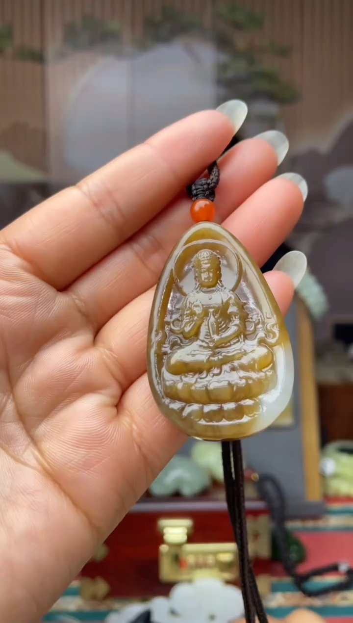 颈饰未镶嵌和田玉拍一发一