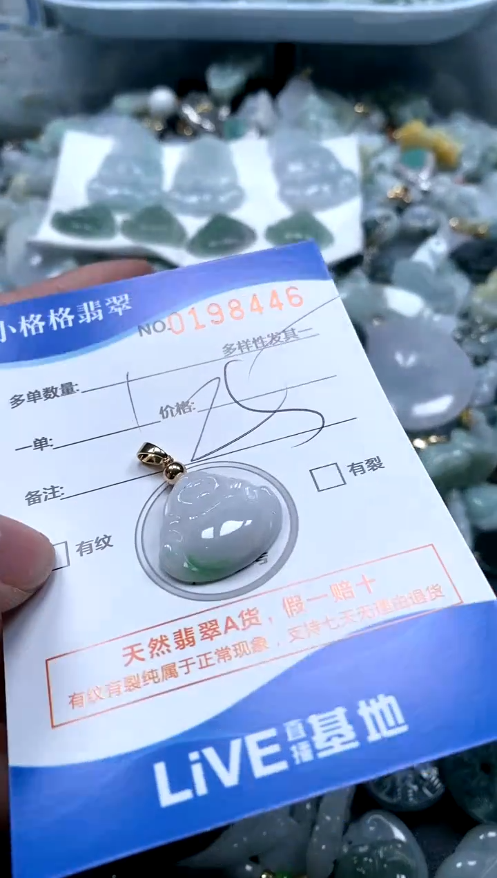 【闪购商品】翡翠颈饰未镶嵌闪购商品0198446