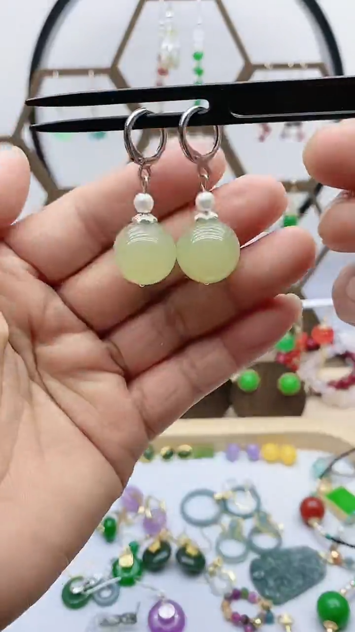 未镶嵌和田玉耳饰134