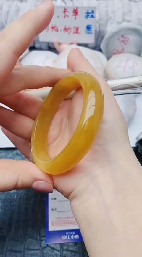 未镶嵌手镯石英质玉y130+59-60