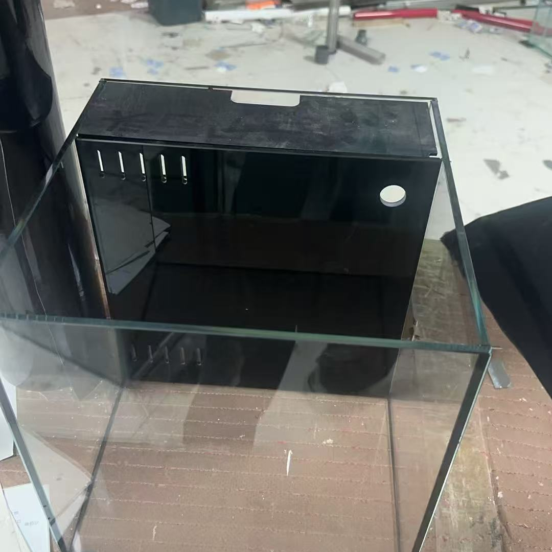 小型家用超白玻璃背滤生态鱼缸自循环一体可造景30方