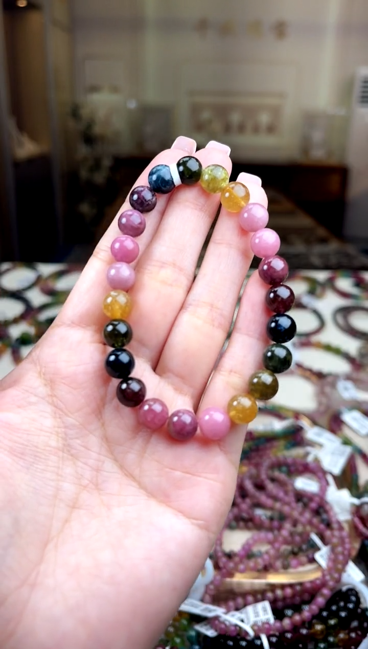 【闪购商品】碧玺/未镶嵌8mm+碧玺单圈多样性发货