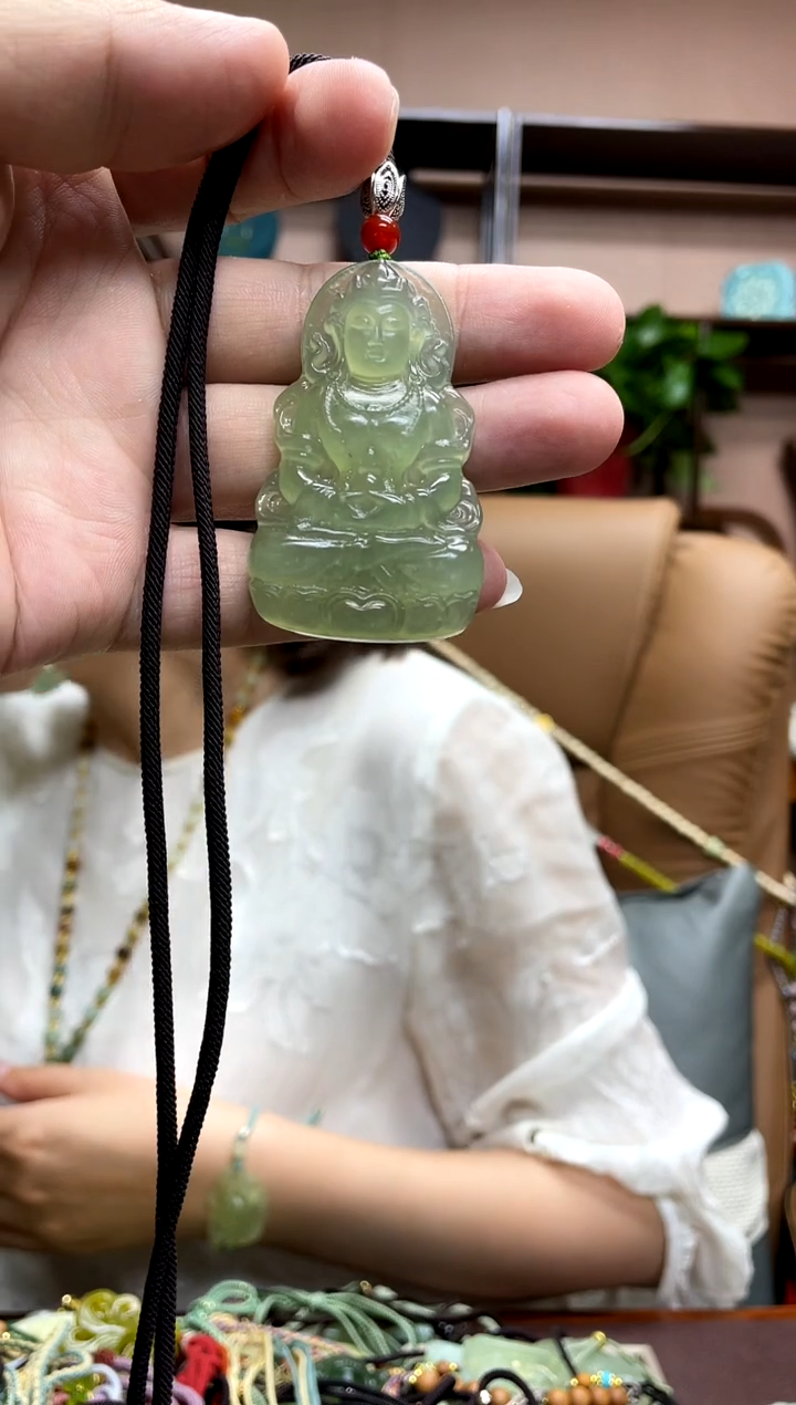 岫玉未镶嵌吊坠·2