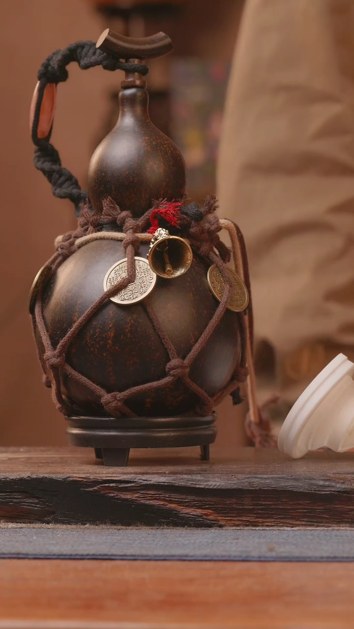 【闪购商品】489号精品大漆葫芦防腐防渗装饮料水茶酒