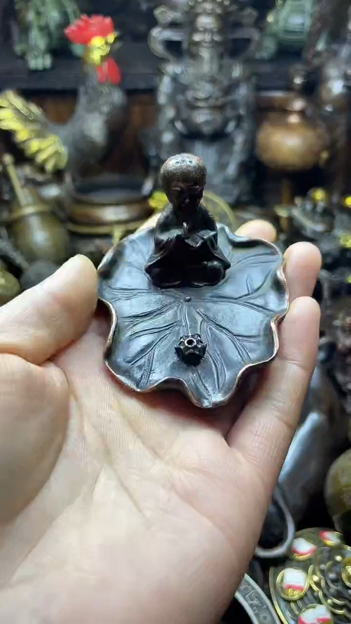 闪购链接，点击下单，有运费险，铜摆件