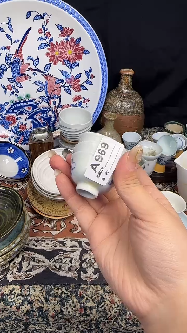 瓷片潮***祥陶瓷三只969