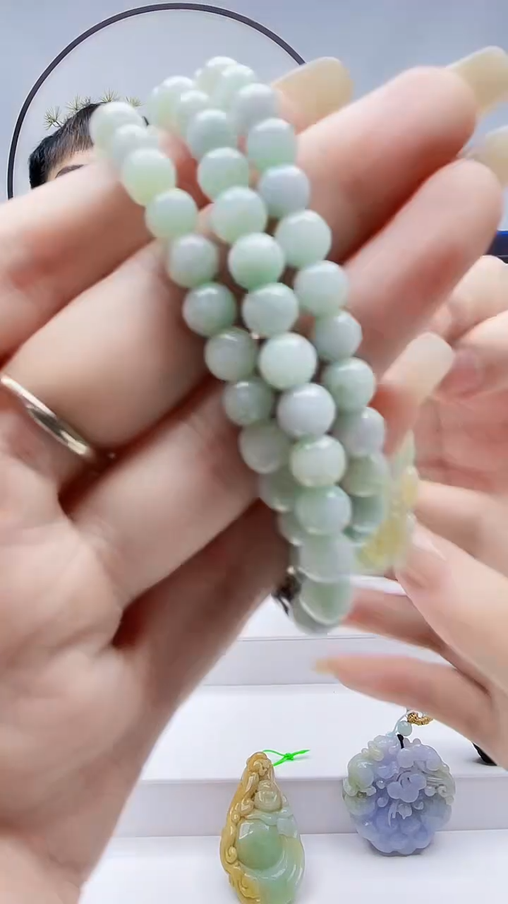 未镶嵌定制翡翠毛货挂件54