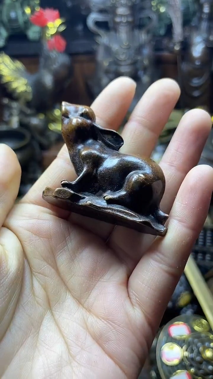 闪购链接，点击下单，有运费险，铜摆件