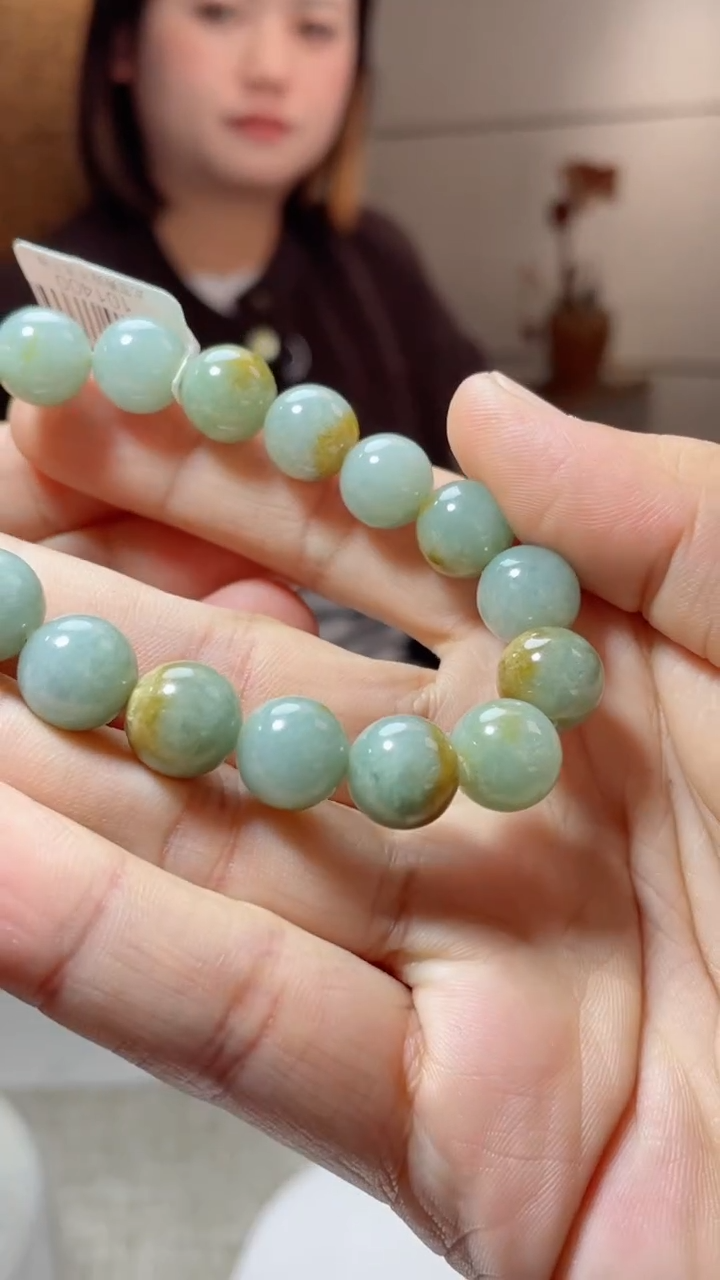 未镶嵌手链翡翠珠串