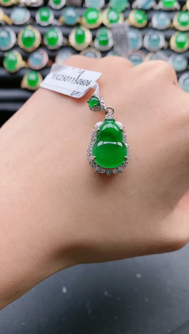 【闪购商品】翡翠戒指银S925镶嵌1111111