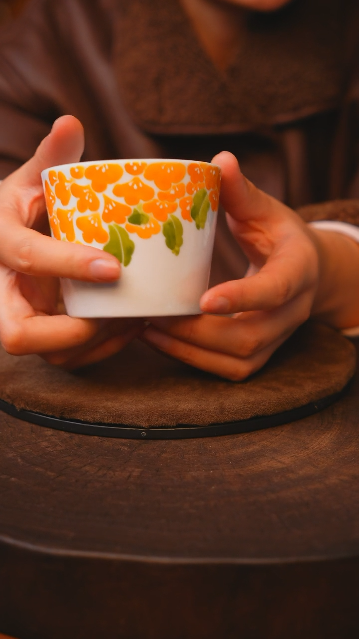 【闪购商品】瓷片景德镇手绘瓷器高温釉下彩---