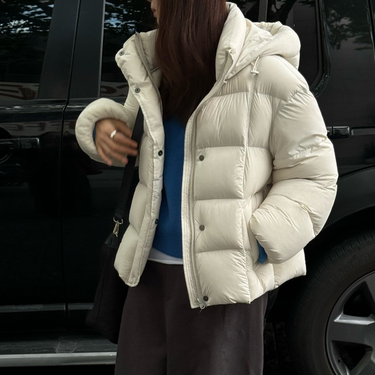 【BAOZAO】帽子可拆卸云朵泡芙90白鸭羽绒外套（以直播间实物为准）