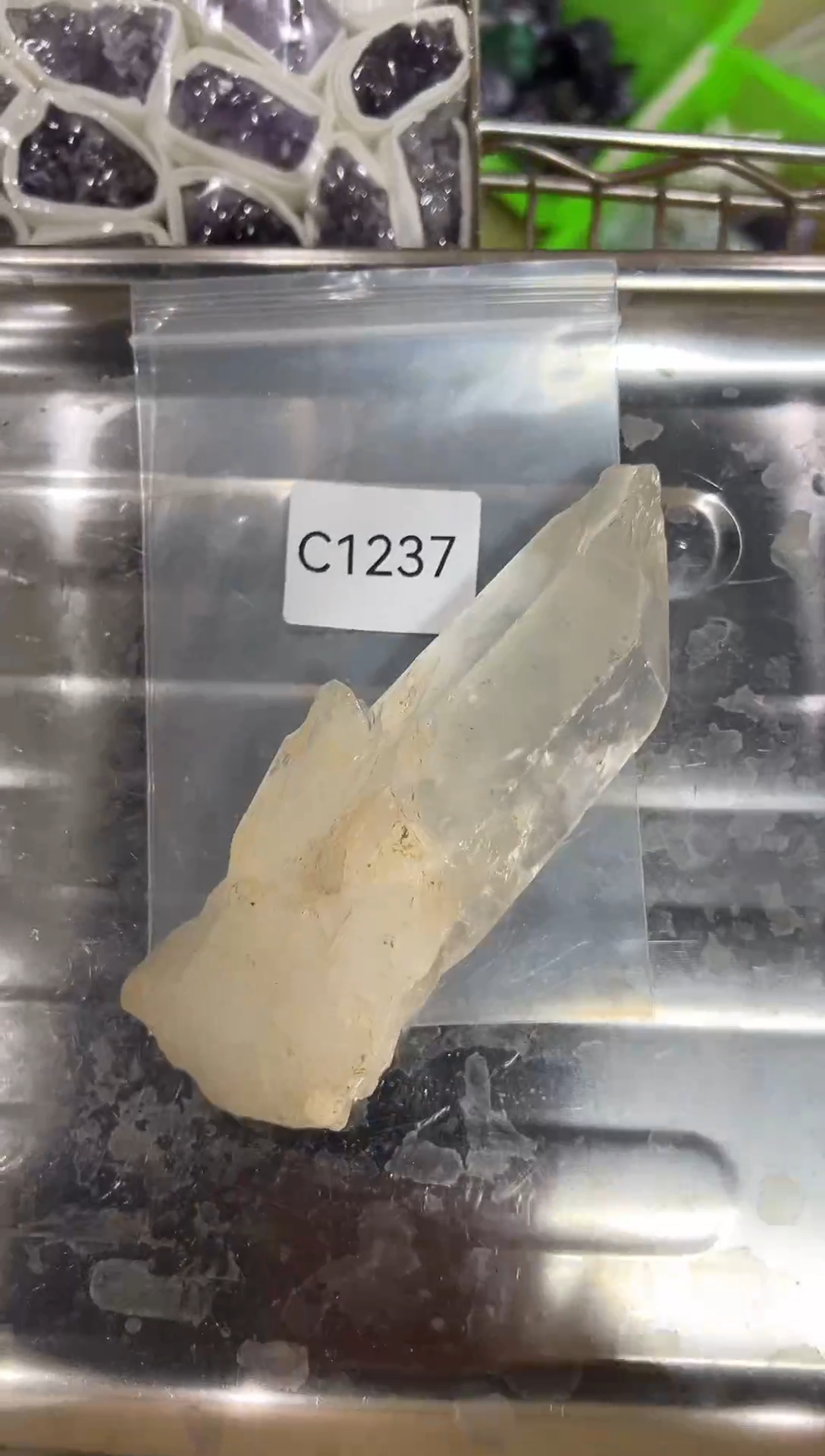 未镶嵌珠宝半成品水晶C1237