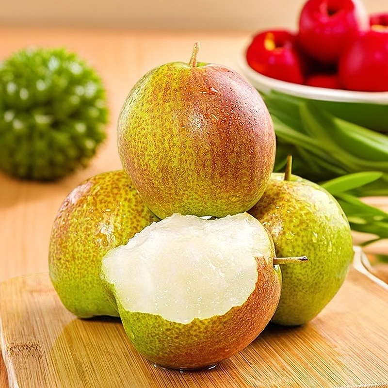 山西正宗玉露香梨当季新鲜采摘皮薄核小脆甜多汁甘甜爽口中通包邮