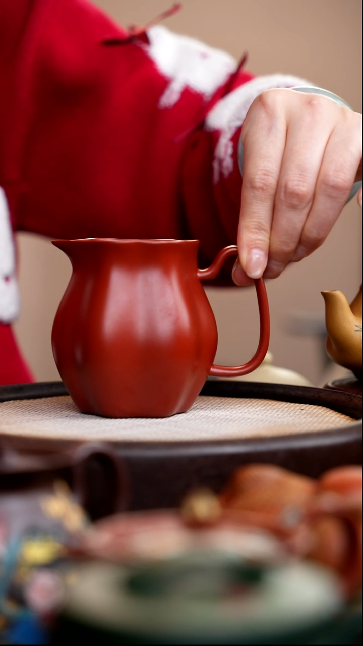 茶壶紫砂朱泥钱袋公道杯