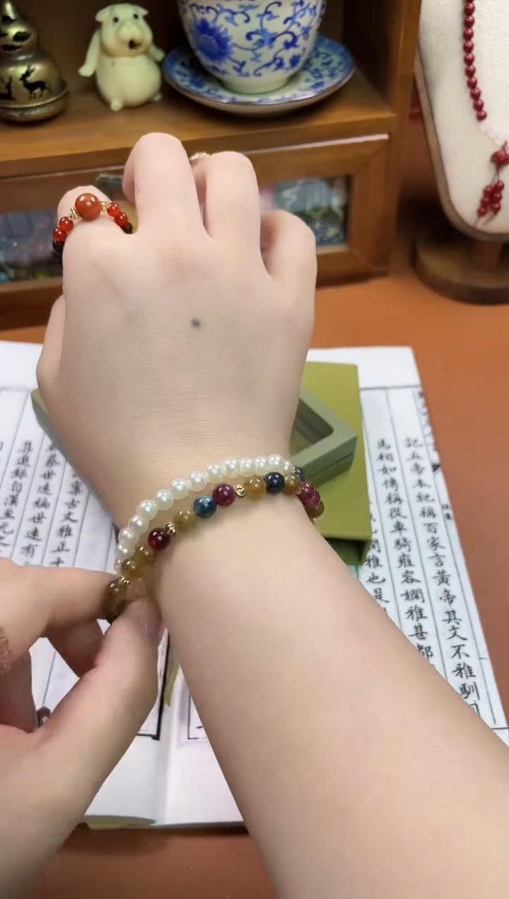 文玩核桃吊坠菩提木质串珠手串/多发性其一/不带盒子