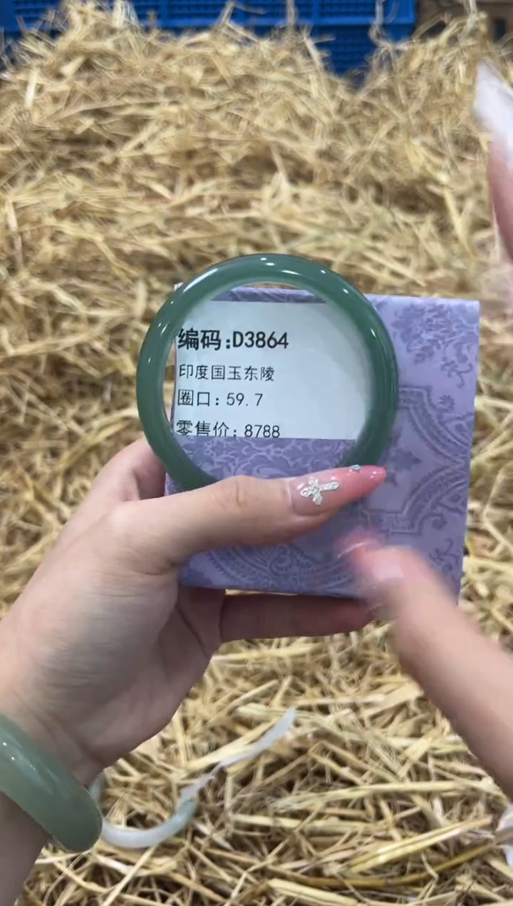 未镶嵌手镯石英质玉D3864