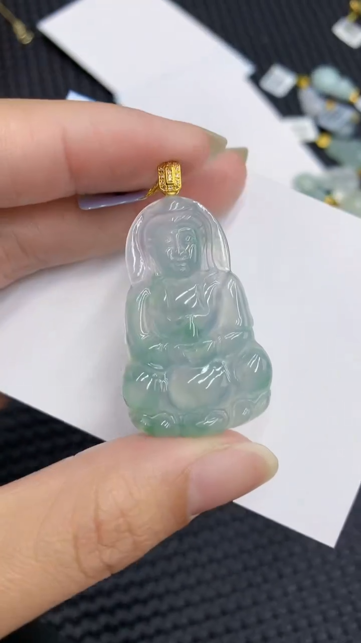 【闪购商品】翡翠颈饰18K金镶嵌            8   