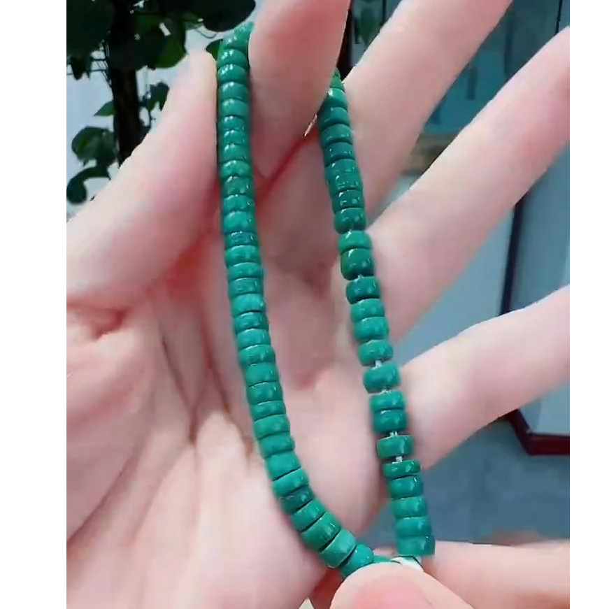 【老掌柜讲珠宝】绿松石直切手串 DKT070316