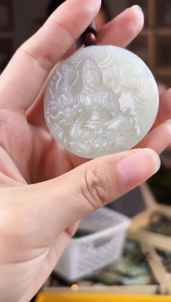 颈饰未镶嵌和田玉拍一发一，多样性发货