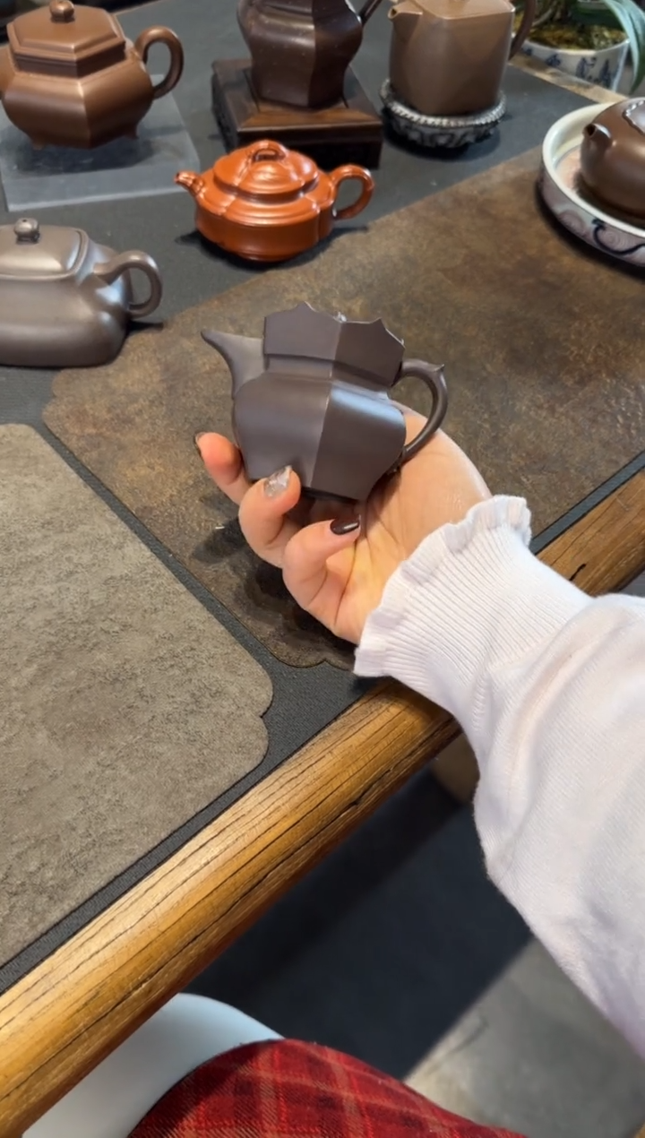 【闪购商品】紫砂茶壶天青小僧帽