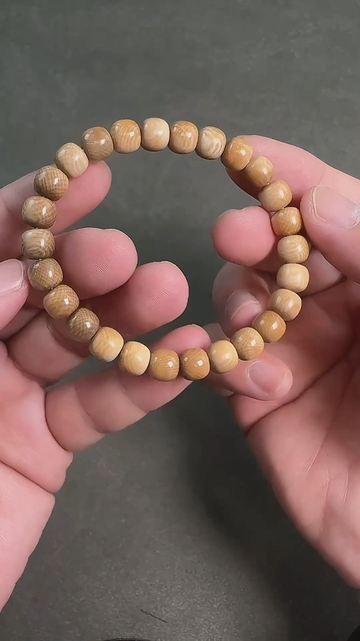 手串/手链/手镯猛犸象牙555199-猛犸咖色7x8