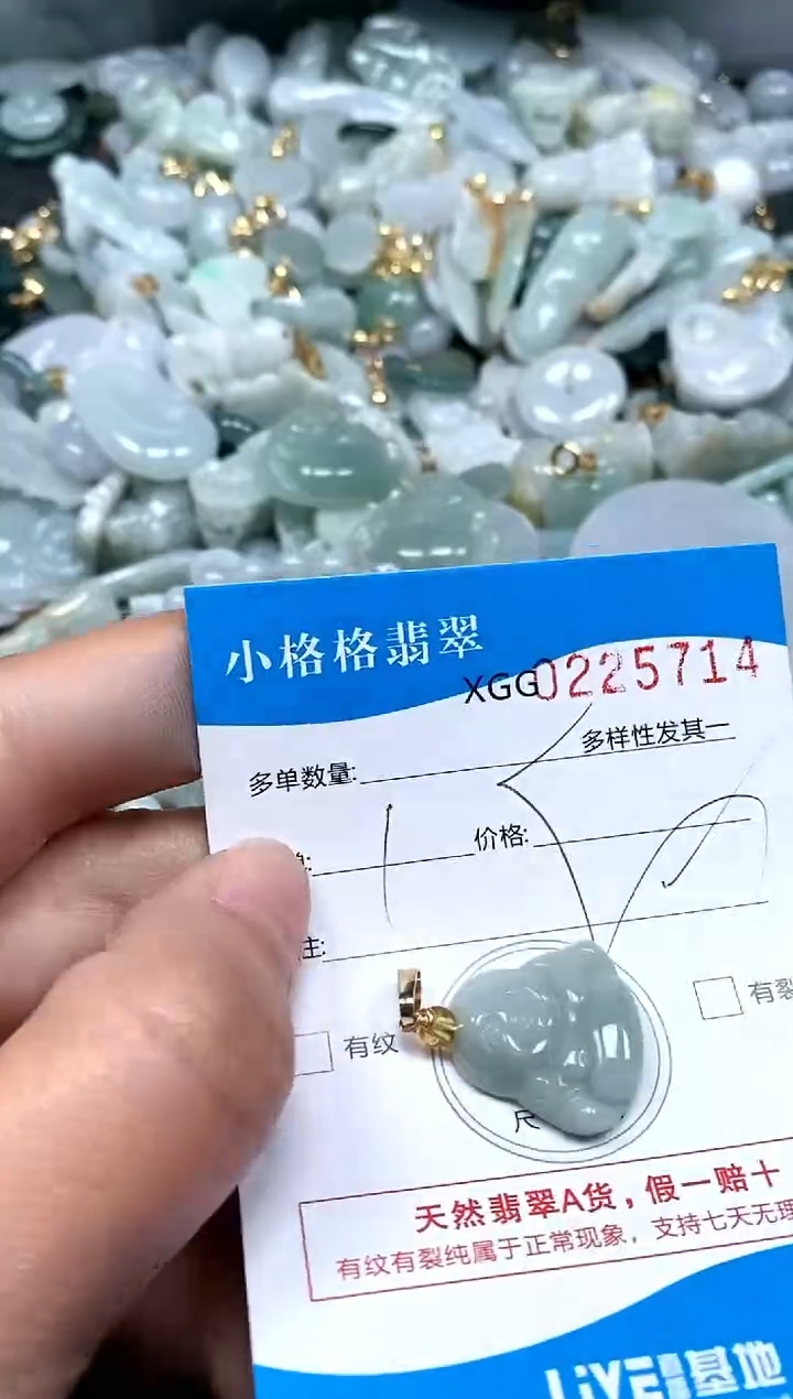 【闪购商品】翡翠颈饰未镶嵌闪购商品0225714