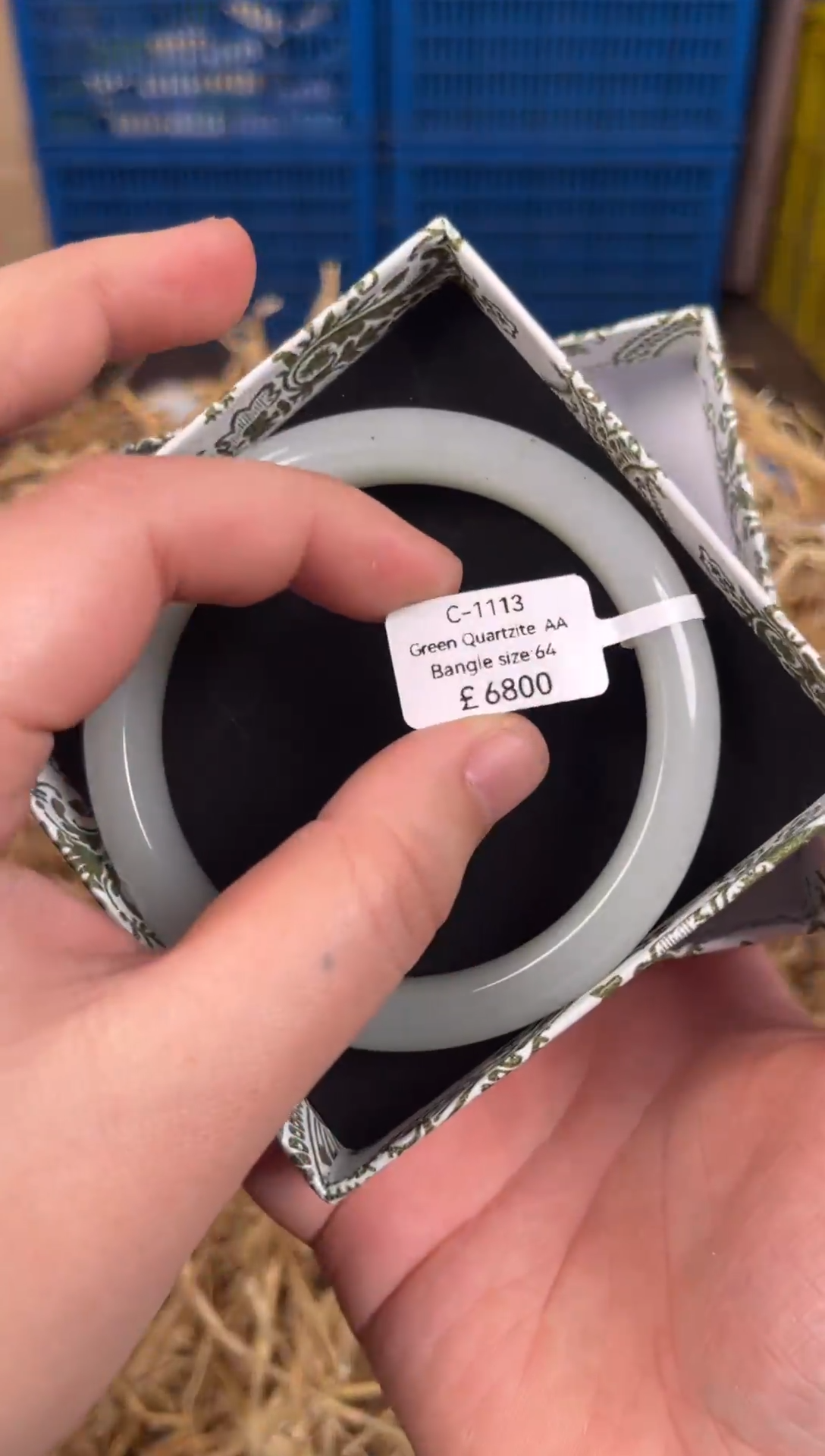 未镶嵌手镯石英质玉C1113