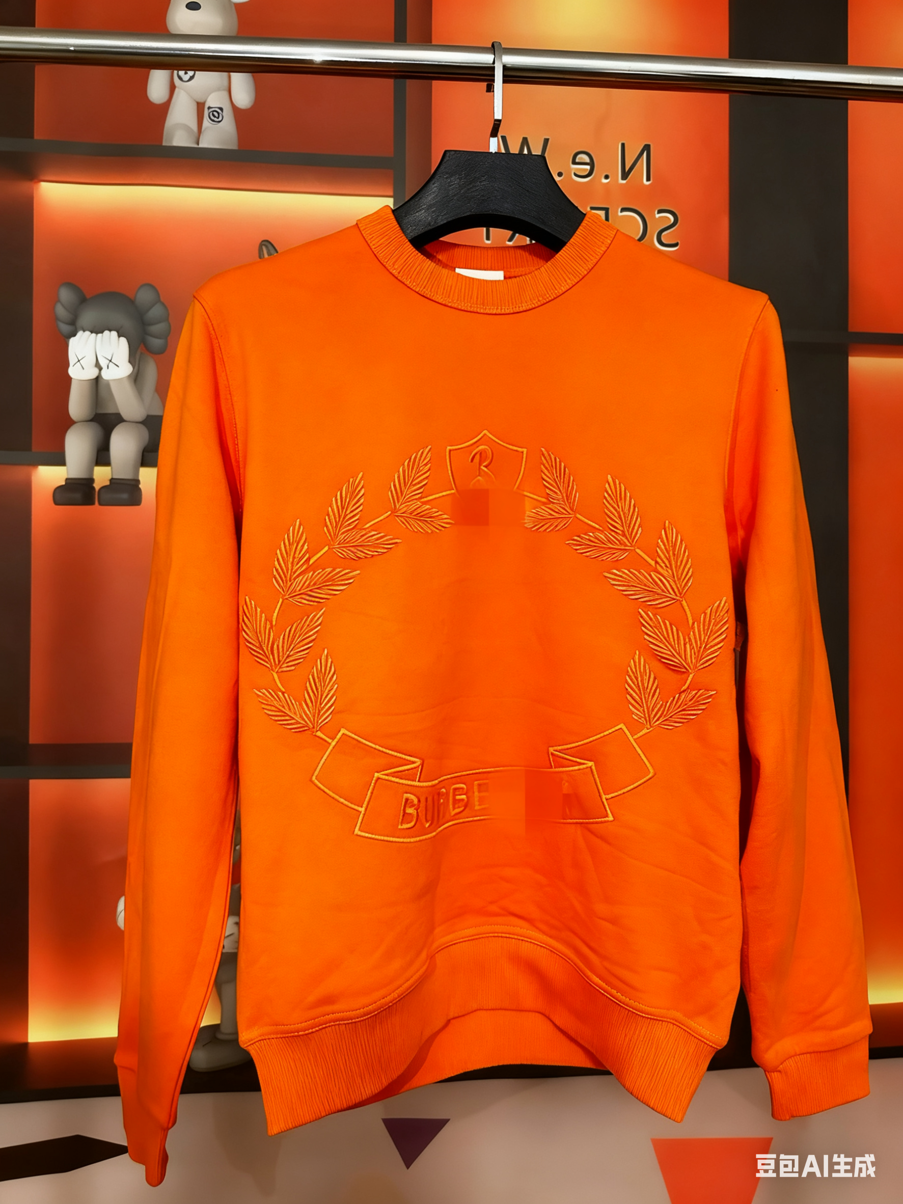 男装秋冬基础款卫衣保暖圆领螺纹收口防风搭牛仔裤工装裤 百搭