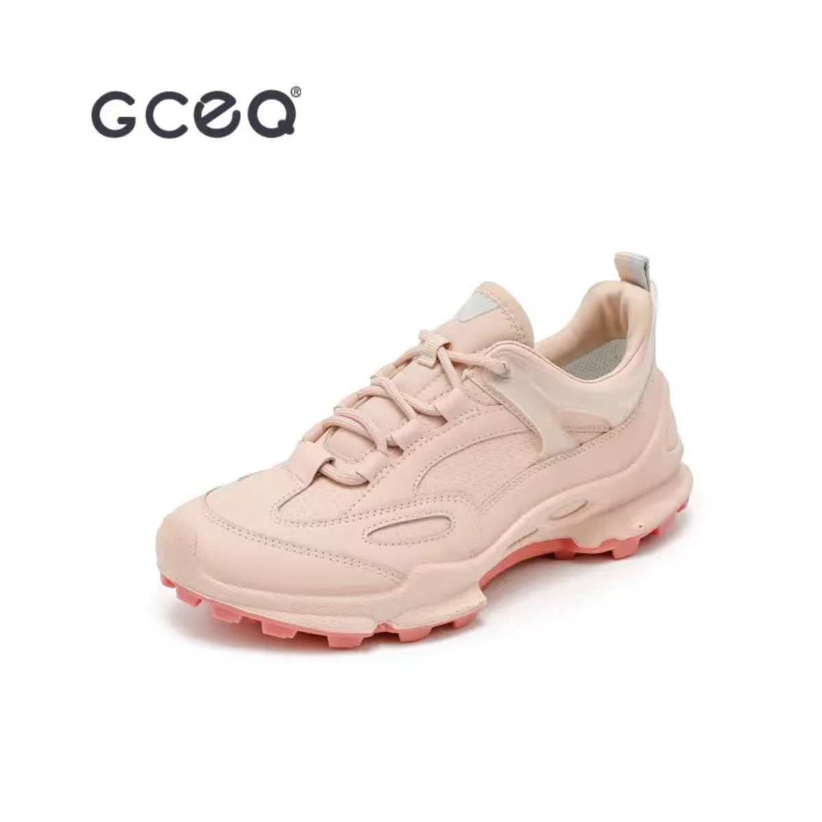 踪迹粉色女士透气轻便徒步鞋休闲运动鞋GCEQ