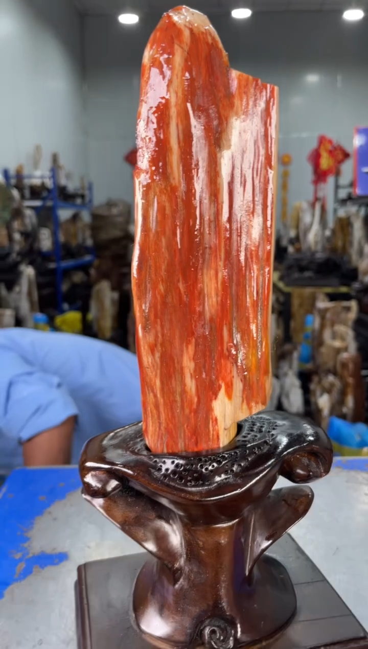 【闪购商品】硅化玉摆件未镶嵌85