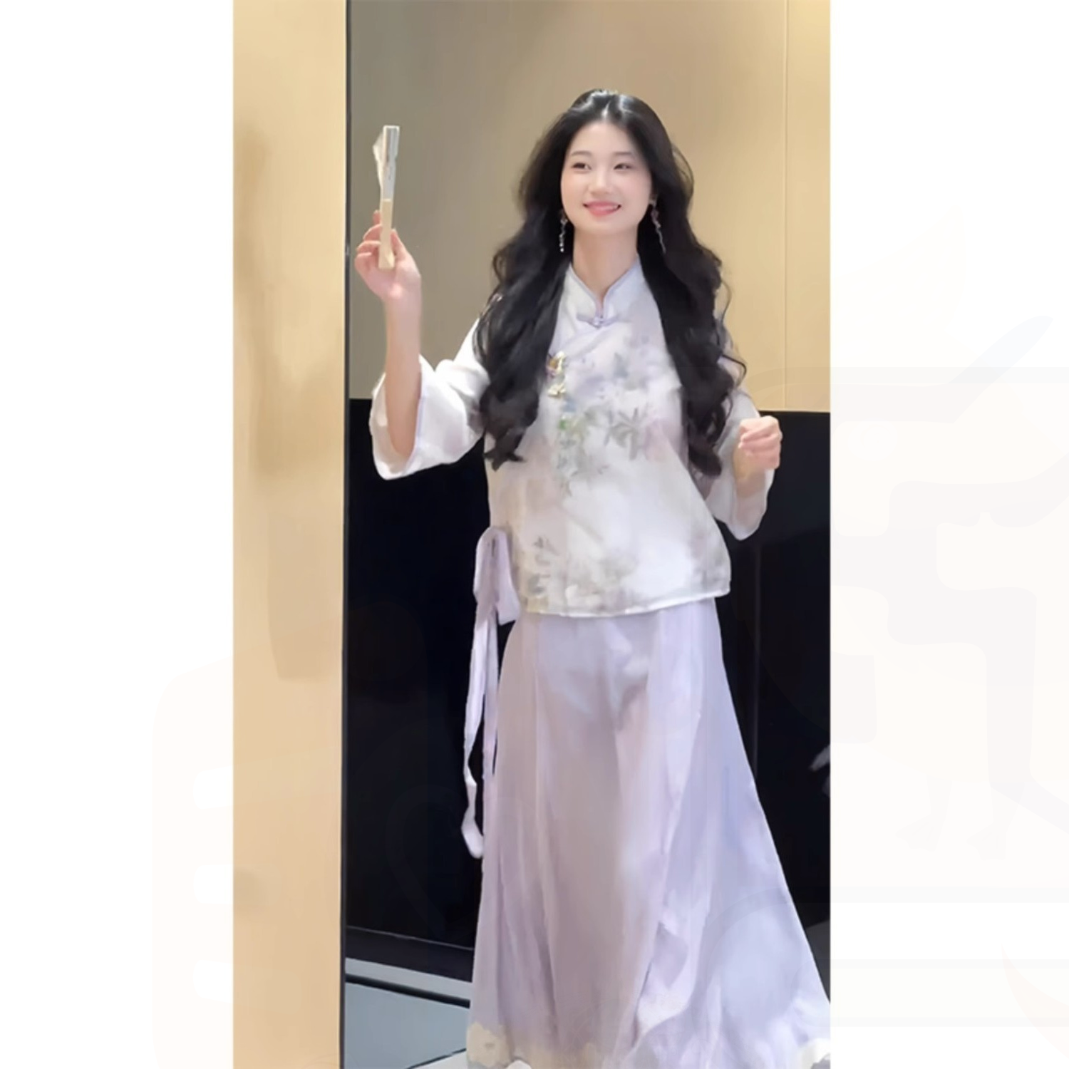 【南风晚意】新中式国风旗袍上衣半身裙小众设计气质春游出行衣服