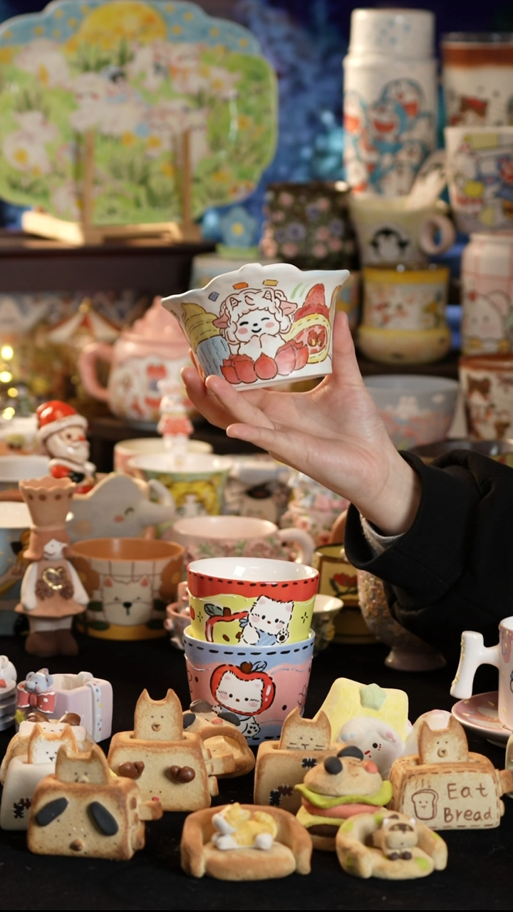 其他陶景德镇釉下彩手绘设计师款陶瓷