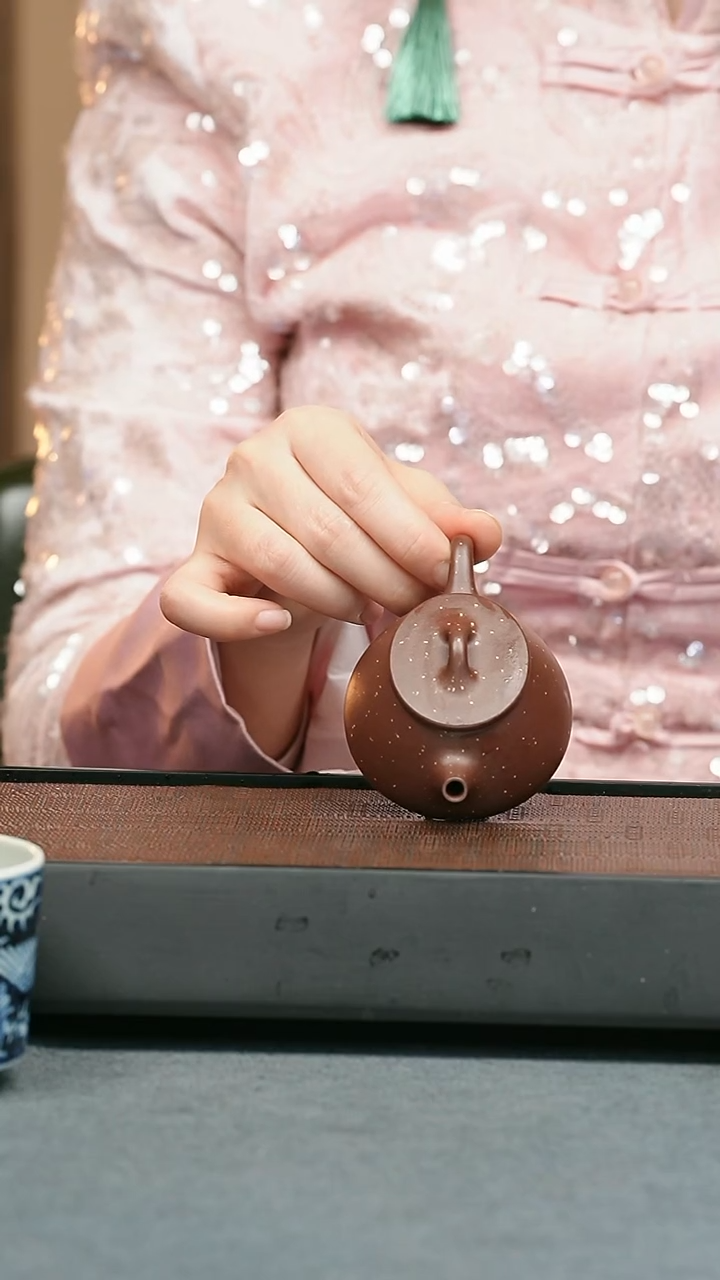 【闪购商品】紫砂茶壶五堂 椭圆石瓢